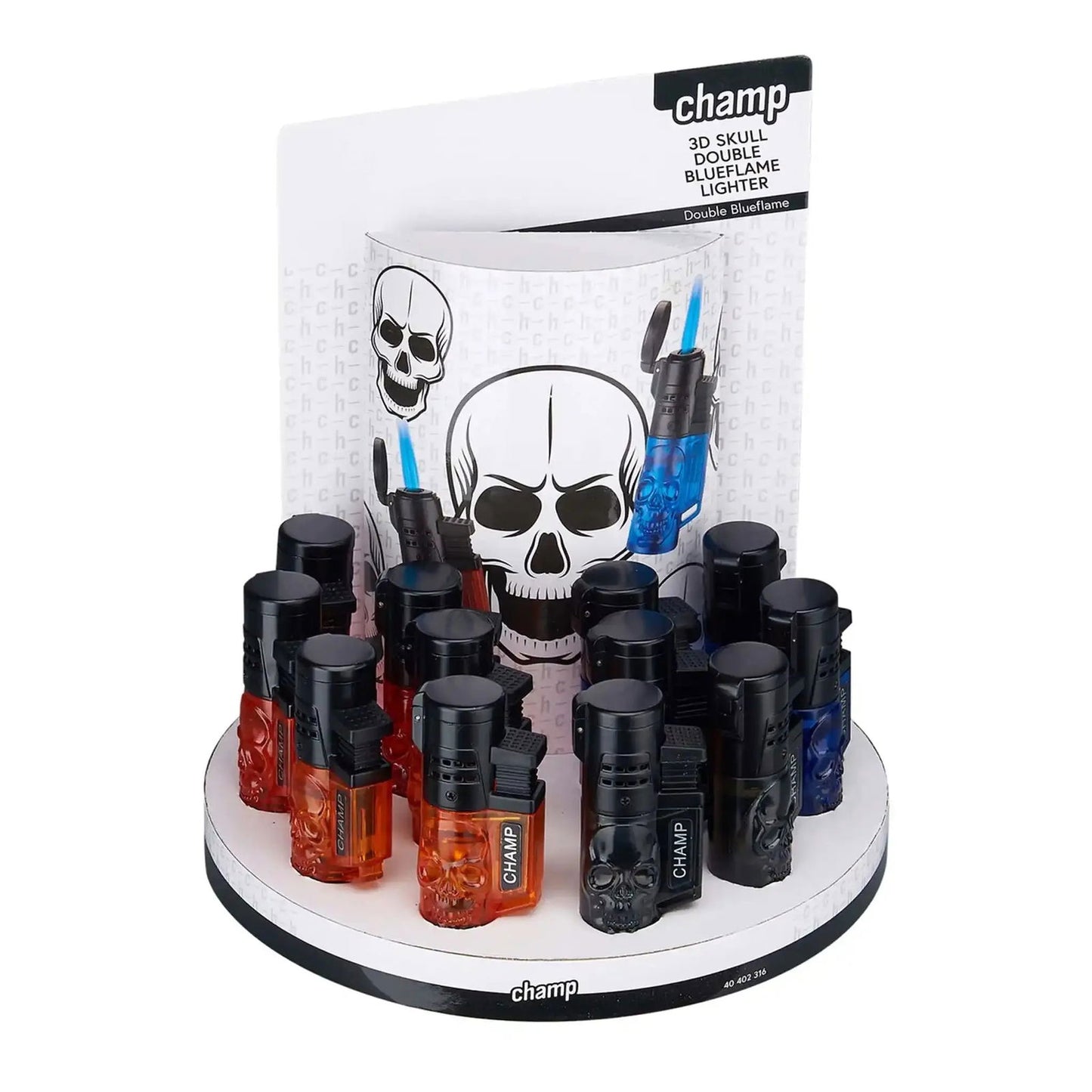 Champ Dual Skull Aansteker - PyroProducts
